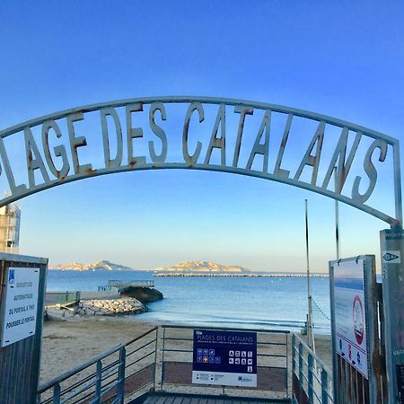 Vue Mer Plage Catalans Vieux Port Clim - 2 Chambres 马赛 外观 照片