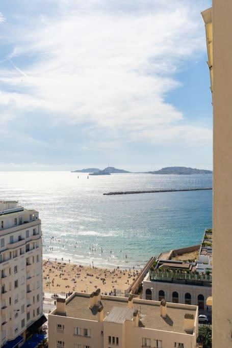Vue Mer Plage Catalans Vieux Port Clim - 2 Chambres 马赛 外观 照片
