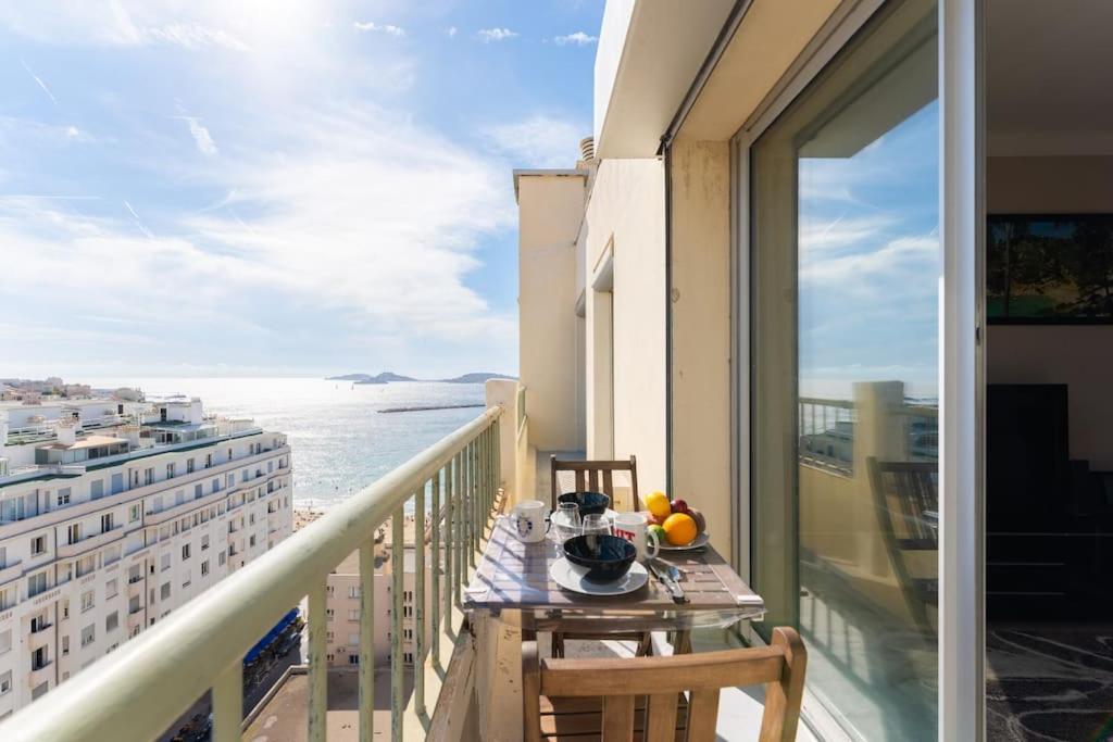 Vue Mer Plage Catalans Vieux Port Clim - 2 Chambres 马赛 外观 照片