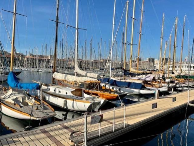 Vue Mer Plage Catalans Vieux Port Clim - 2 Chambres 马赛 外观 照片