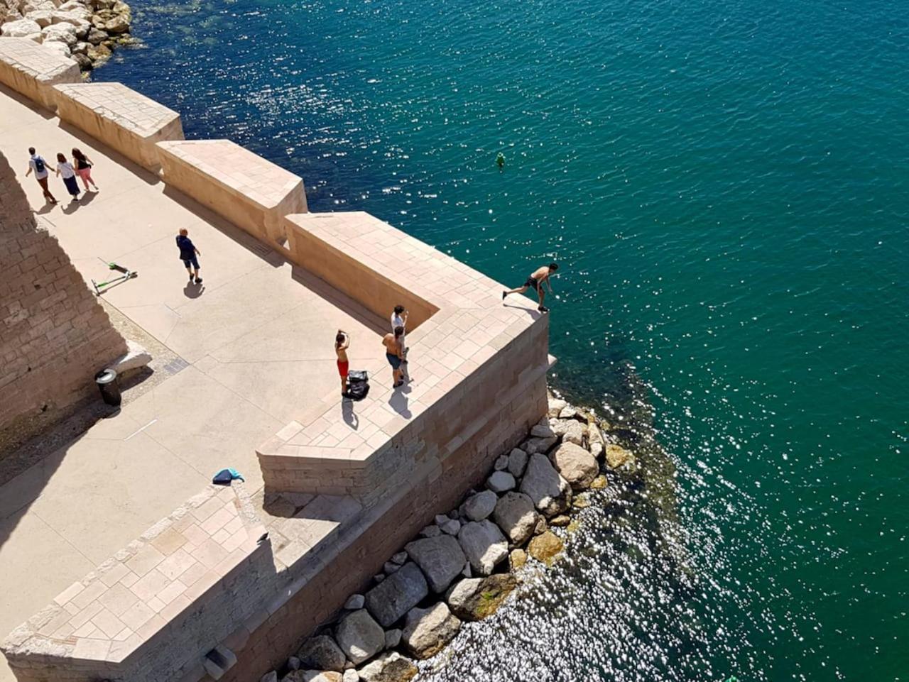 Vue Mer Plage Catalans Vieux Port Clim - 2 Chambres 马赛 外观 照片
