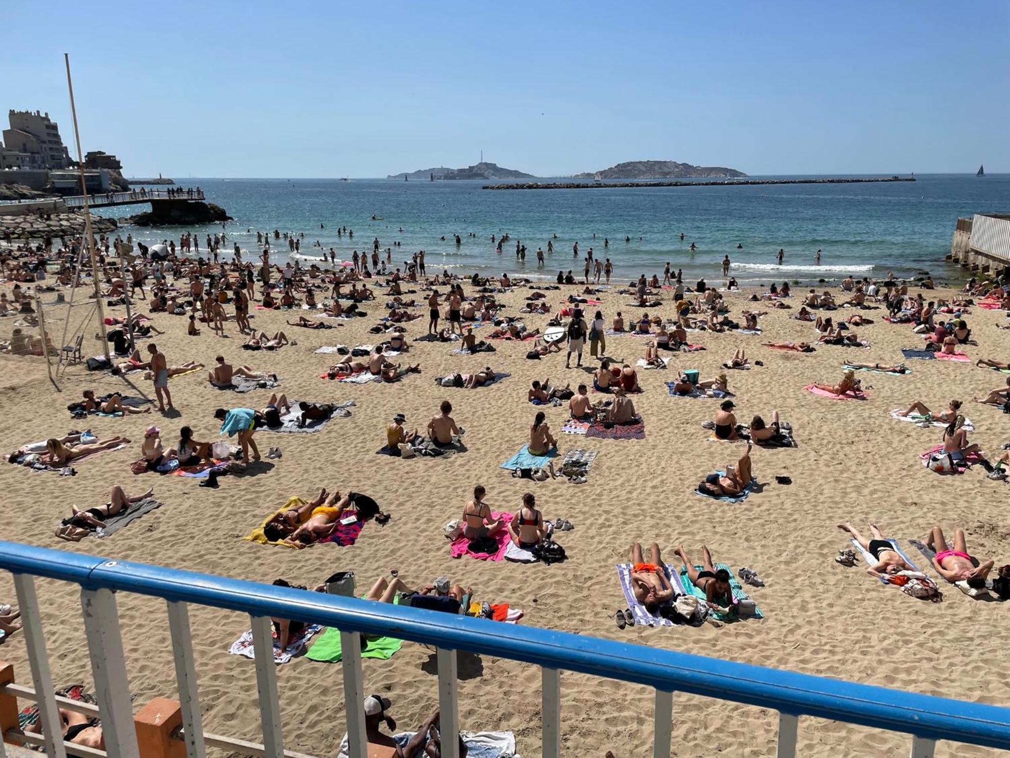 Vue Mer Plage Catalans Vieux Port Clim - 2 Chambres 马赛 外观 照片