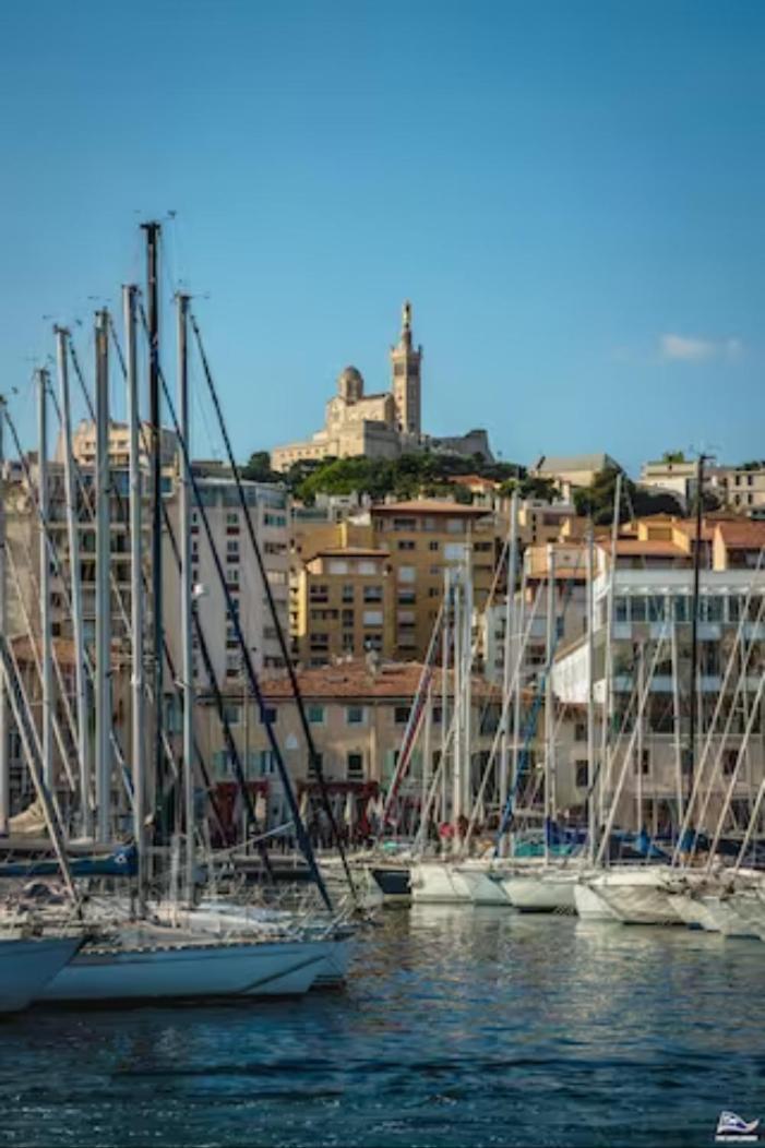 Vue Mer Plage Catalans Vieux Port Clim - 2 Chambres 马赛 外观 照片